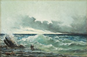 La Vague (oil on canvas)